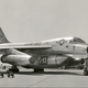 Though designed as a nuclear bomber, the B-58 also served as a supersonic testbed. Here, the center fuel and weapons pod is replaced with a General Electric J-93 engine pod for testing. Six J-93s powered the North American XB-70. (US Air Force)